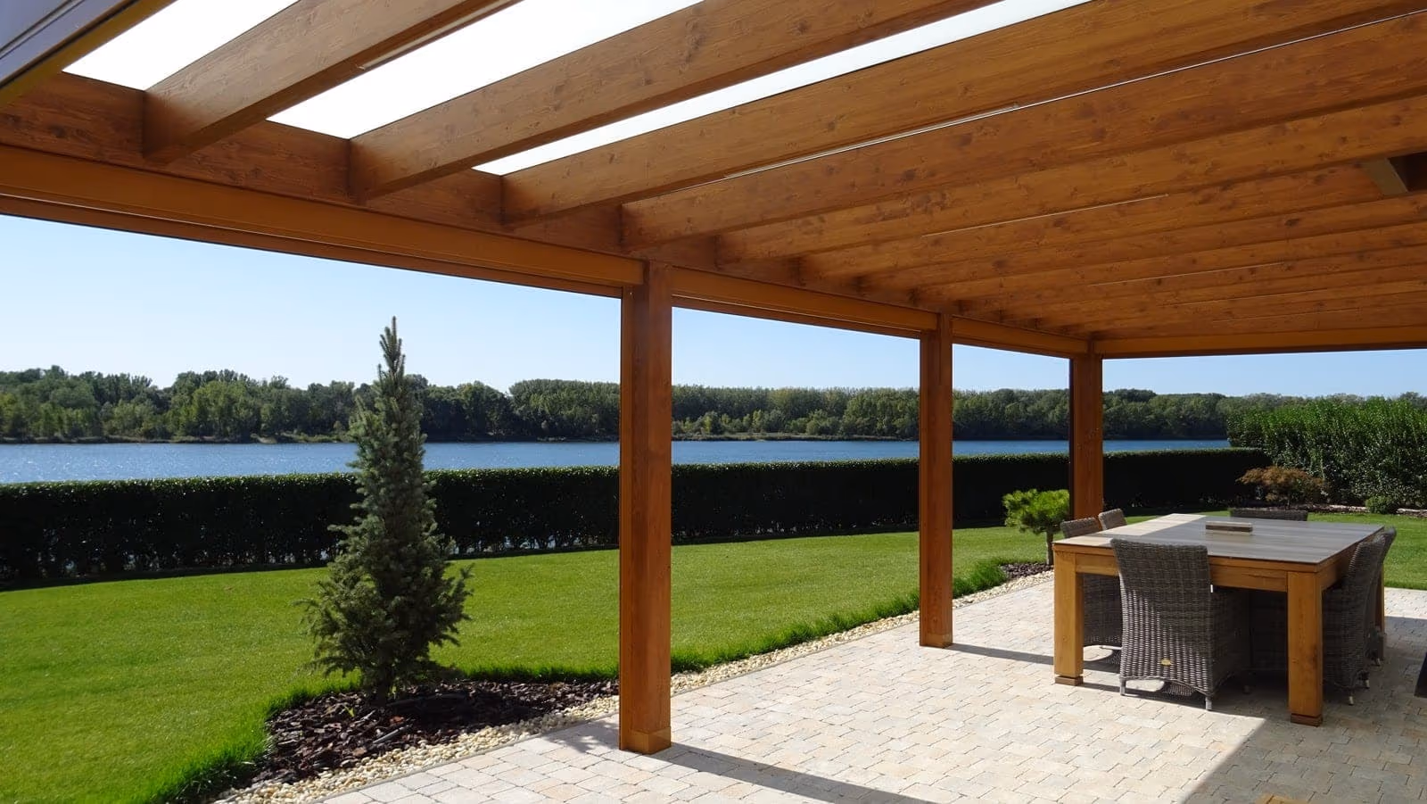 Wooden pergolas