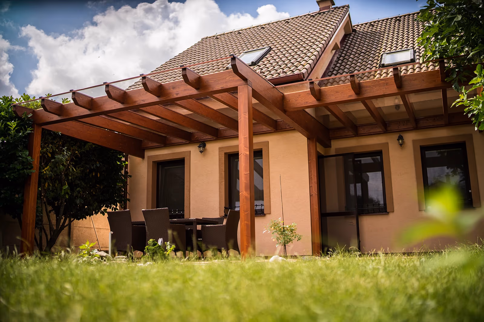 Wooden pergola Kartago