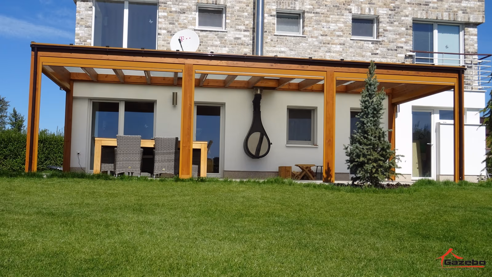 Wooden pergola Milano